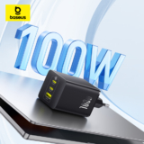 מטען GaN 100W עם 3 יציאות USB או USB-C